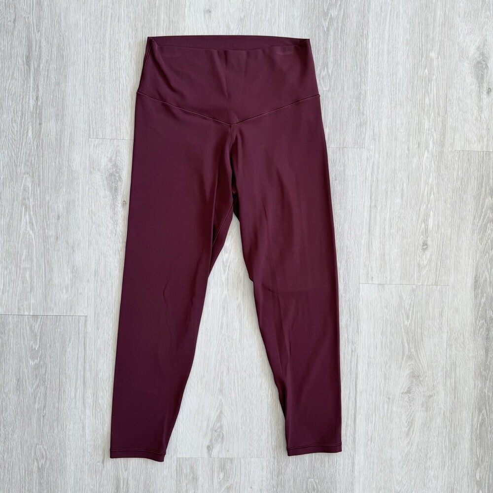OFFLINE By Aerie Real Me Leggings 7/8 Real Me Xtra High Rise Size L Burgundy